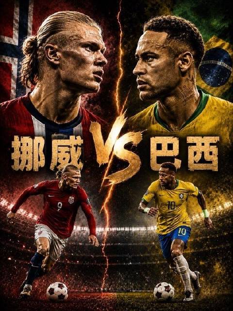7月6日黎明时分，挪威与巴西狭路相逢于绿茵战场，谁将执掌胜券？