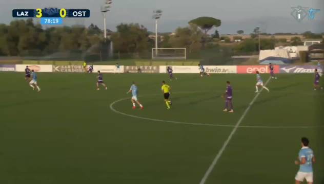 拉齐奥4-0领先，扎卡尼梅开二度