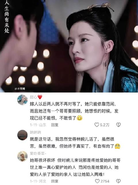 婉儿成婚后仅靠范闲之爱，成为其身上挂件