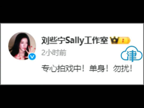 何与刘些宁工作室双双辟谣恋情，称单身勿扰