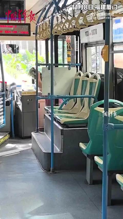 大一女生悄悄回家看爷爷奶奶，没想到在公交车上偶遇奶奶