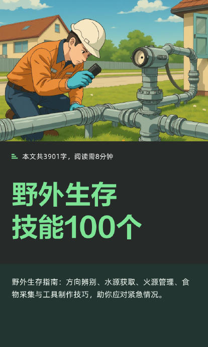 野外生存要掌握哪些基本技能才能保命？
