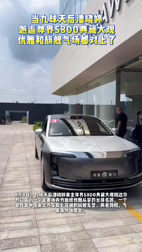 网友太原偶遇潘晓婷，座驾尊界S800典藏大观