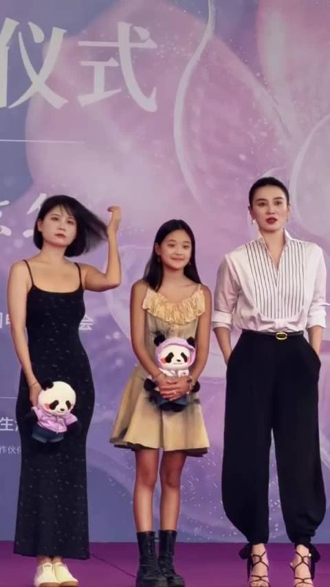 宋佳带梅婷女儿走红毯，梅婷女儿长相酷似梅婷