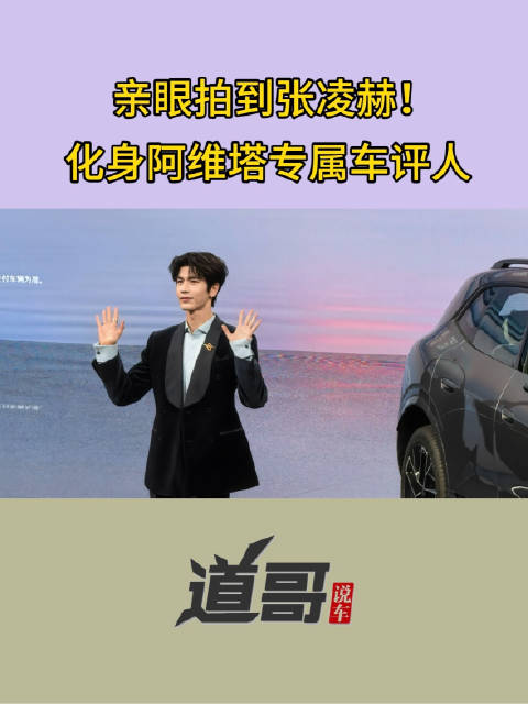 亲眼拍到张凌赫！化身阿维塔专属车评人阿维塔