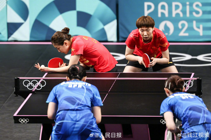 奥运五连冠+第300金！国乒女团封神之夜