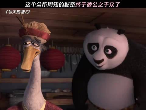 这个众所周知的秘密终于被公之于众了 功夫熊猫