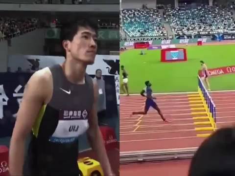 刘翔：老子当年赢的就是这种怪物