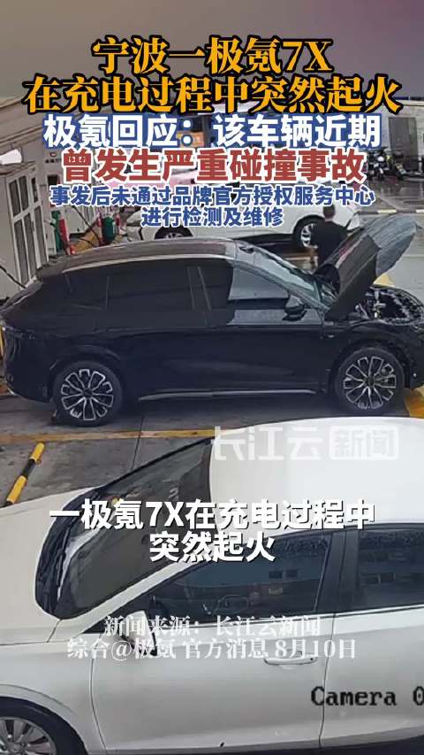 极氪回应7X充电自燃