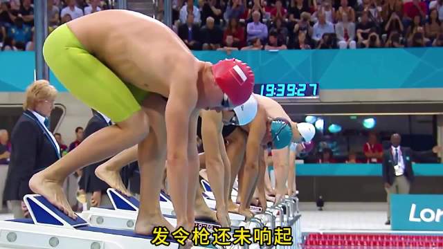 孙杨的惊魂一跳，直接令人捏了一把冷汗，没想到最后却打破纪录 冠军