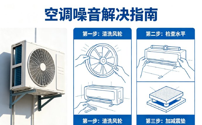 空调外机噪音大怎么办 空调外机噪音大怎么办