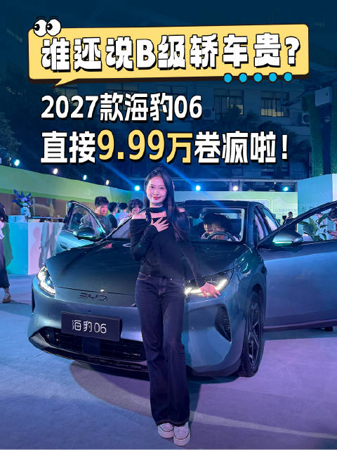 2027款海豹06正式上市