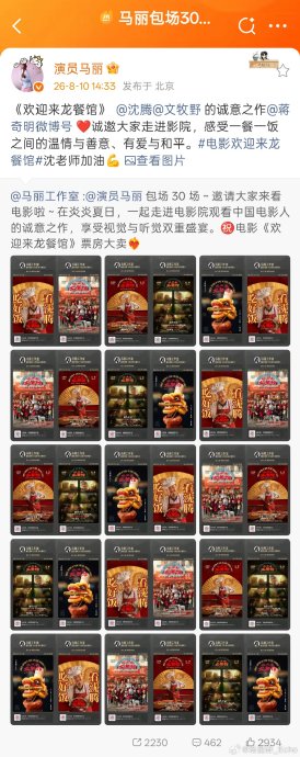 马丽夫妇为沈腾包场70场，最强亲友团实至名归