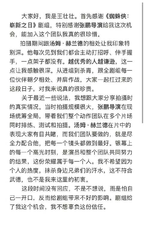 荷兰弟替身致歉称表达不够严谨