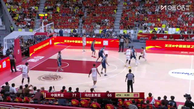 中国男篮热身赛首场83-78力克乌拉圭