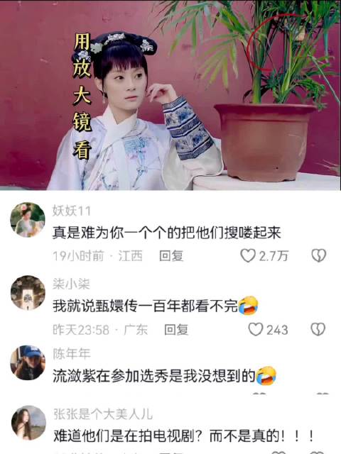 当我用十倍放大镜看甄嬛传的细节，甄嬛传真是一百年都看不完