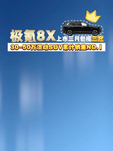30-50万混动SUV累计销量