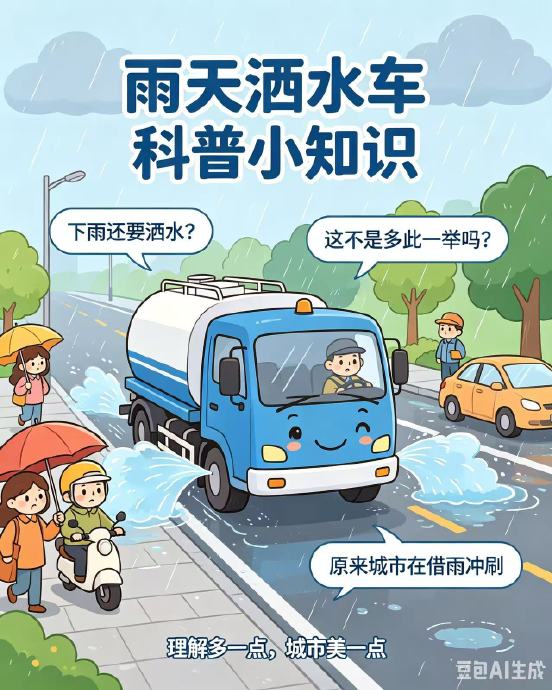 暴雨天洒水车作业是否浪费水资源？