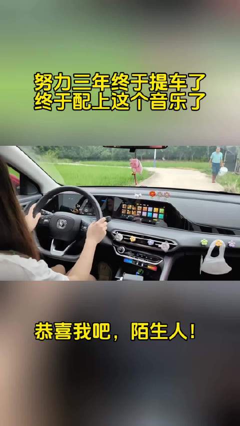 努力三年终于提车了，相信你自己你也可以的提车了国产车