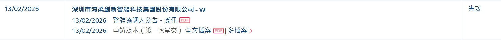 新股消息 | 海柔创新港股IPO招股书失效