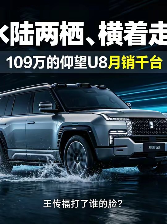 水陆两栖、横着走！109万的仰望U8月销千台王传福打了谁的脸