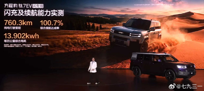 方程豹钛7 EV 675km四驱闪充版的竞争对手有哪些？
