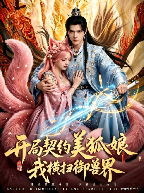 短剧·开局契约美狐娘，我横扫御兽界-第4集-林凡目睹双亲被内奸王霸天残杀夺鼎，绝境中觉醒神级命格与无限复制系统。他契约
