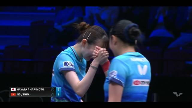 张本美和早田希娜3比1杜凯琹吴咏琳，瑞典大满贯女双夺冠