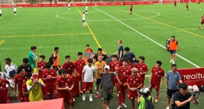 虽败犹荣中国足球小将比皇家马德里队少休息了7个小时