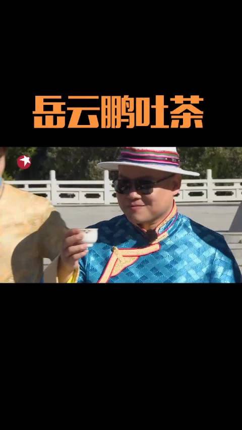 岳云鹏 吐茶 说好的优雅呢？ 岳云鹏 极限挑战宝藏行 综艺