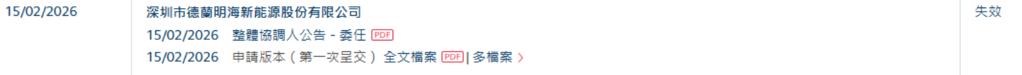 新股消息 | 德兰明海港股IPO招股书失效