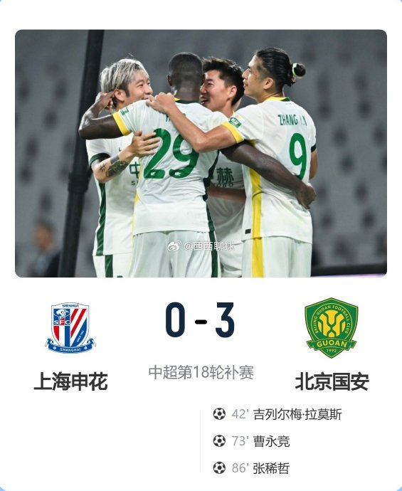 申花0-3国安！吴曦揽责：输在自身失误和执行力