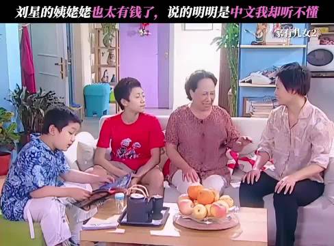 刘星的姨姥姥也太有钱了，说的明明是中文但听不懂