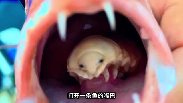 打开鱼嘴看到的不是舌头，而是活生生的寄生虫——舌头鱼虱 涨知识