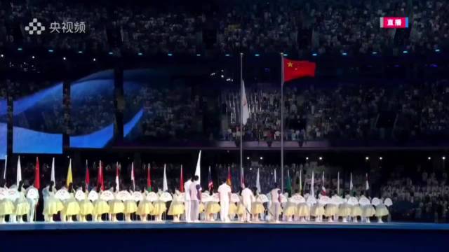 2023亚运会开幕式，郑思维孙颖莎代表全体运动员宣誓