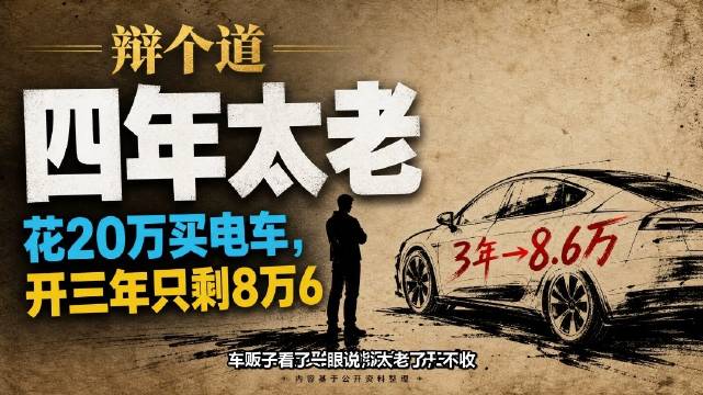 新能源车平均车龄1.8年，开四年就没人要，这笔账不该只算省油