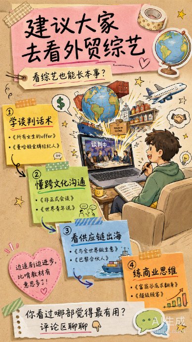 外贸新人如何利用综艺快速提升谈判技巧？