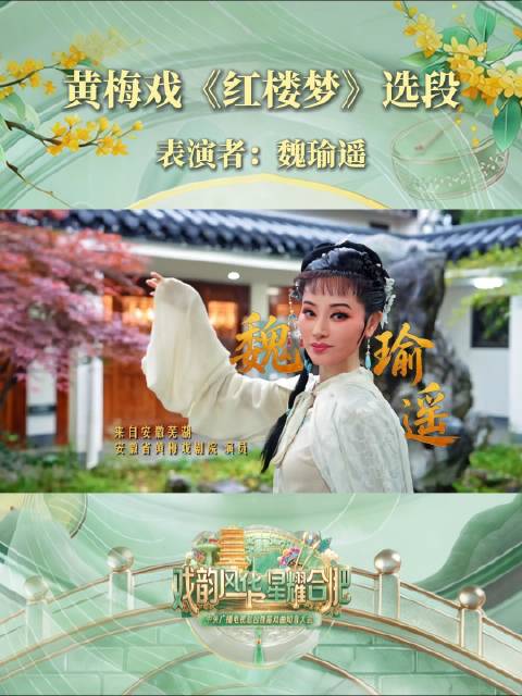 总台戏曲知音大会第七期，魏瑜遥演绎黄梅戏《红楼梦》选段