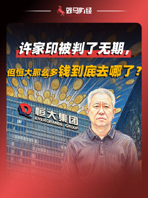 许家印被判了无期，但恒大那么多钱到底去哪了？