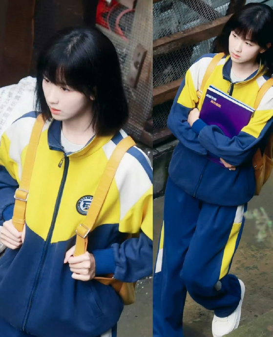 陈都灵校服造型梦回小耳朵，清纯感拉满！