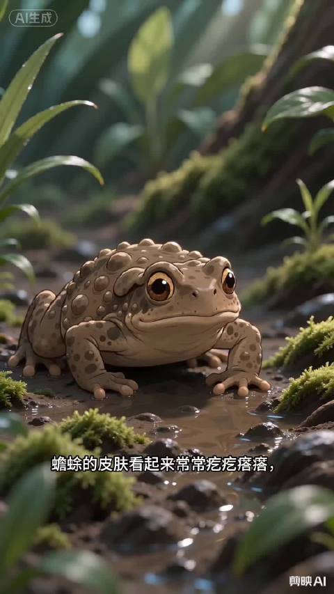 蟾蜍疙瘩非痘痘，分泌毒液护自身