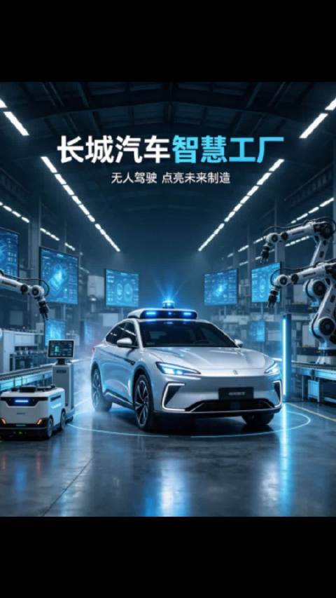 长城汽车智慧工厂 无人驾驶点亮未来制造