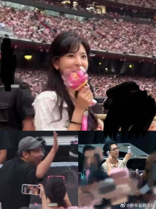 现场还有哪些明星一起观看了汪苏泷的演唱会？