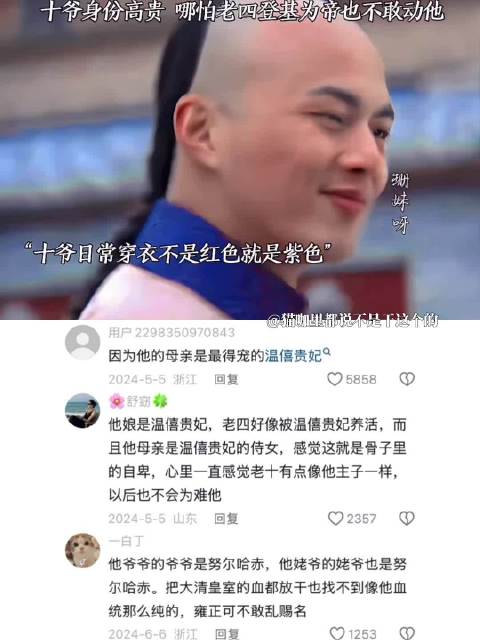 “步步惊心：十爷身份贵重，哪怕老四登基也不敢动他”