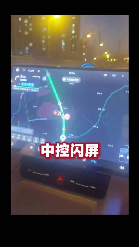 新车半小时，中控屏黑屏闪屏无数次特斯拉