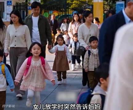 女儿放学时突然告诉妈妈一个难以信的秘密