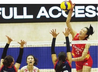 中国女排轻取亚锦赛“开门红” 中国女排轻取亚锦赛“开门红”