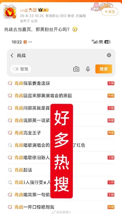 粉丝对肖战那英再次合作有哪些期待