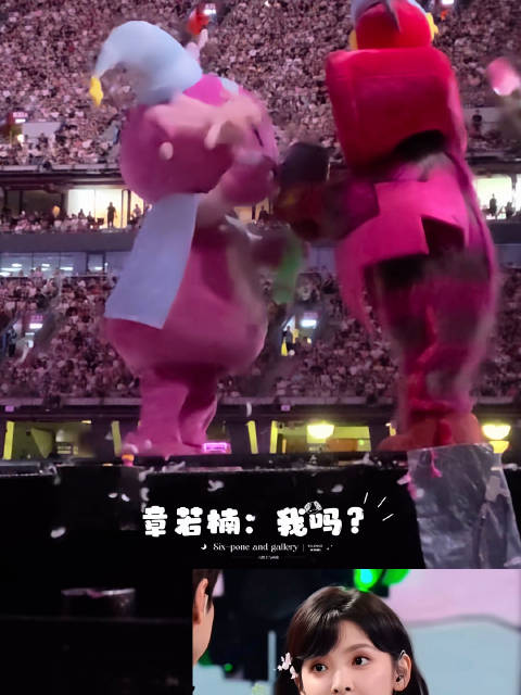 我笑的不行 大呲花模仿章若楠还有后续 我还怕她没看出来还好有人提醒她