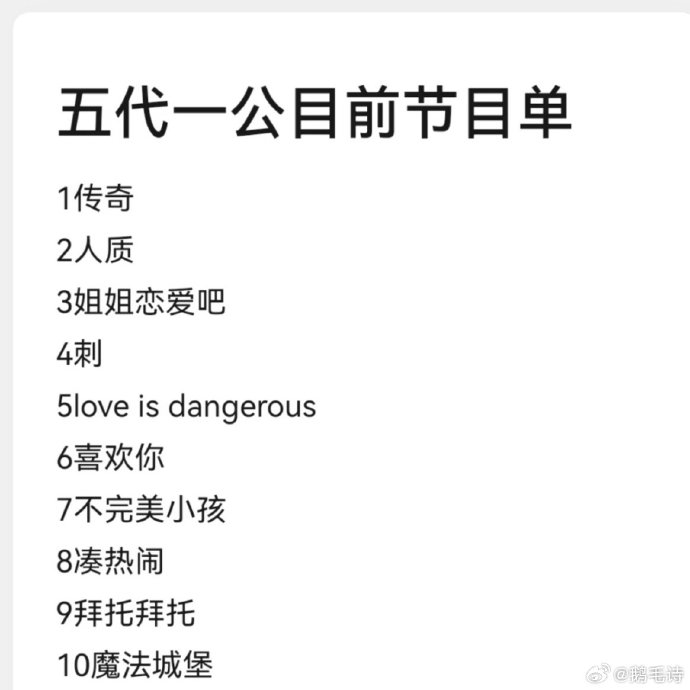 这次公演有哪些热门舞台曲目? 这次公演有哪些热门舞台曲目?